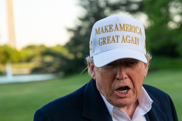 <p>U.S. President Donald Trump wearing a “Make America Great Again” hat. A poll released in late April 2025 found that most Americans believed the extreme things Trump says — like his desire to deport American citizens to foreign prisons or to invade Canada and Greenland — but it also found that most Americans, including Republicans, opposed those ideas. </p>
