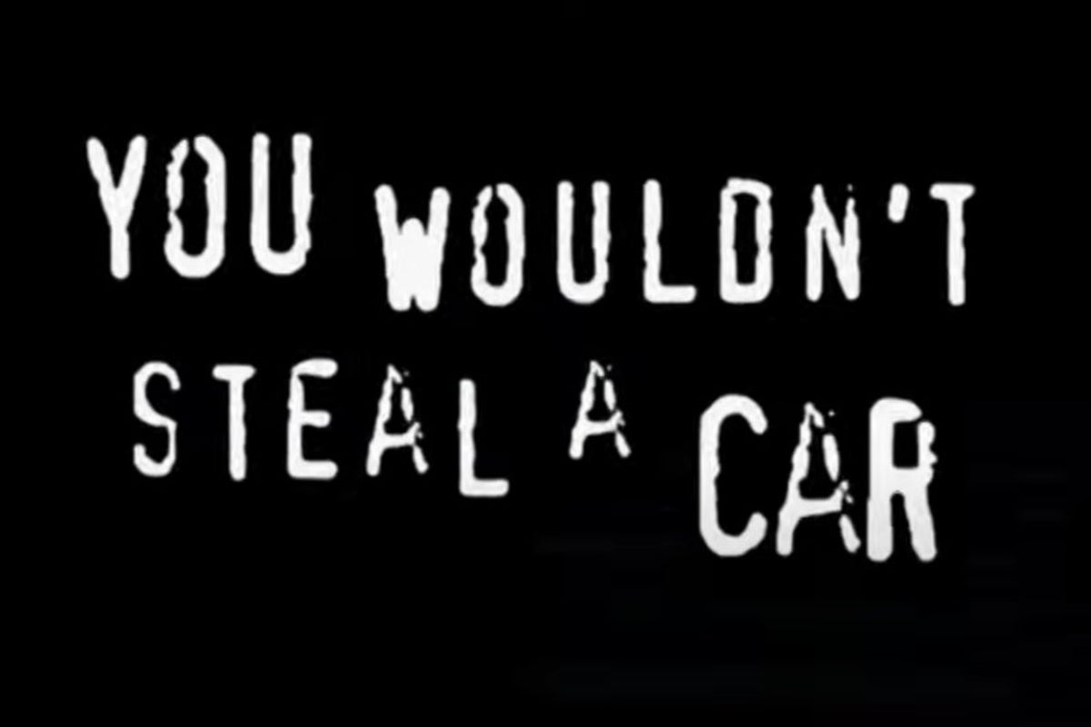 Famous anti-piracy campaign used pirated font'