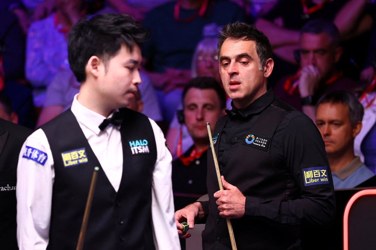 Ronnie O’Sullivan v Si Jiahui LIVE: World Snooker Championship updates as ‘The Rocket’ in quarter-final action Ronnie O’Sullivan v Si Jiahui LIVE: World Snooker Championship updates as ‘The Rocket’ in quarter-final action