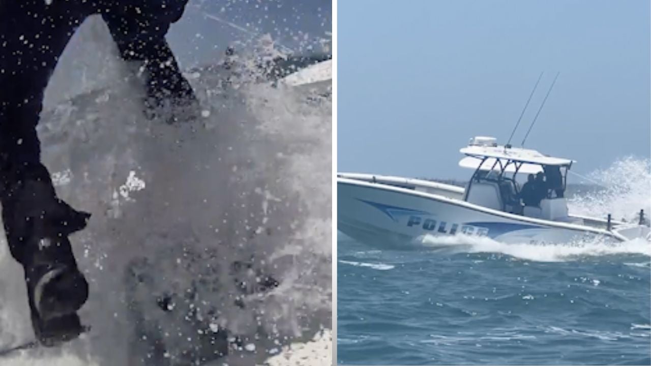 <p>Sarasota police stop runaway boat</p>