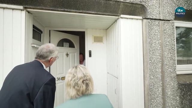 <p>Labour candidate in Runcorn and Helsby by-election has door slammed in her face by constituent.</p>