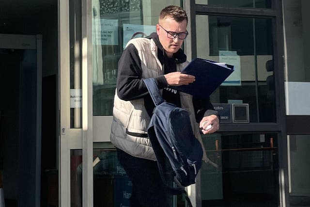 Steven Carruthers tricked his way into Wembley for the Champions League final (Mathilde Grandjean/PA)