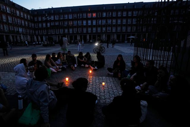 <p>Spain Power Outage</p>