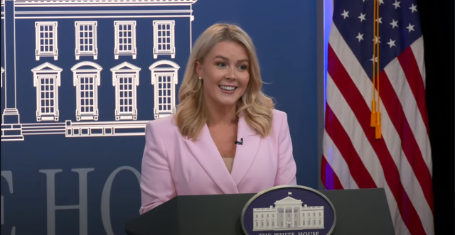 <p>White House press secretary Karoline Leavitt holds a briefing with members of the "new media," which largely consists of pro-Trump influencers.</p>