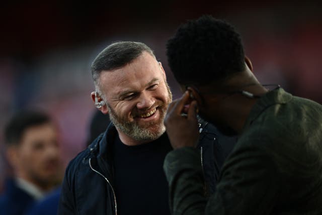<p>Former Manchester United striker Wayne Rooney was at the Emirates</p>