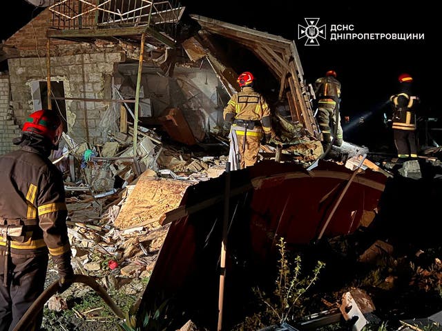 <p>A 12-year-old child was killed and three others were wounded in central Ukraine overnight amid Russia’s drone attack, Ukrainian officials said</p>
