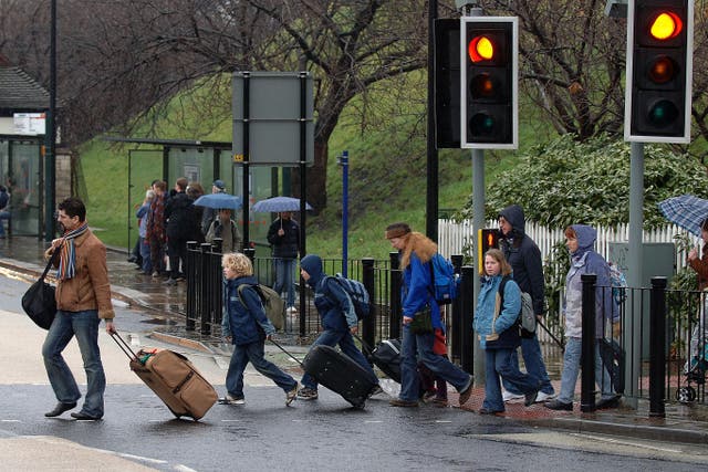 Researchers estimate that the proportion of car crashes involving an SUV are around 20% in Europe and 45% in the US (John Giles/PA)