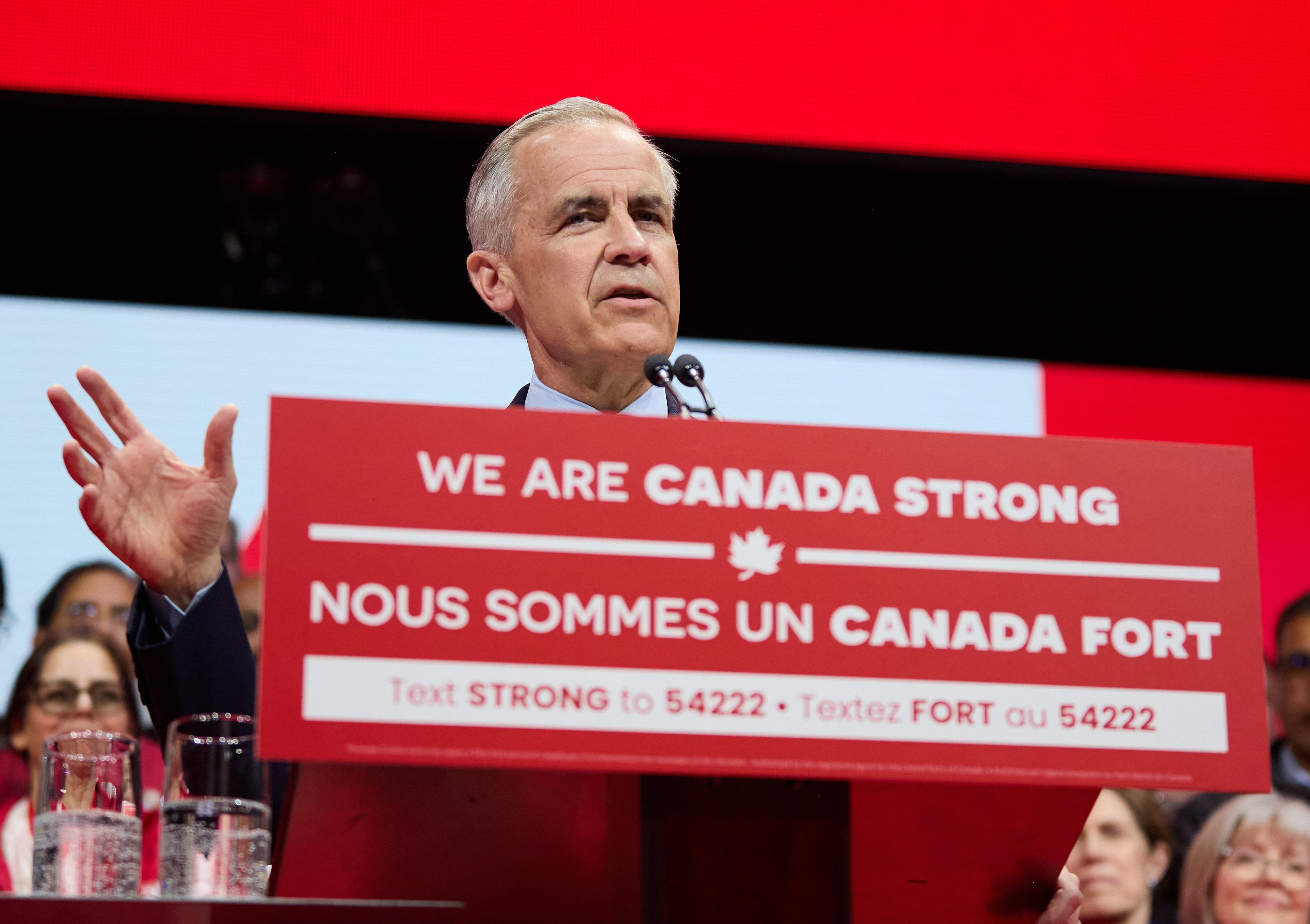 Mark Carney declared victory on Monday night
