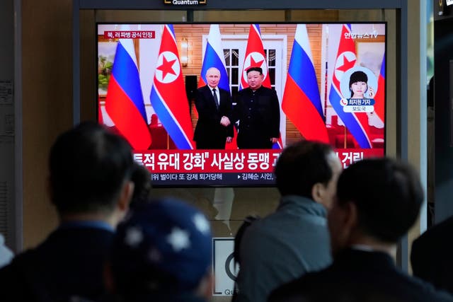 <p>North Korea Russia</p>