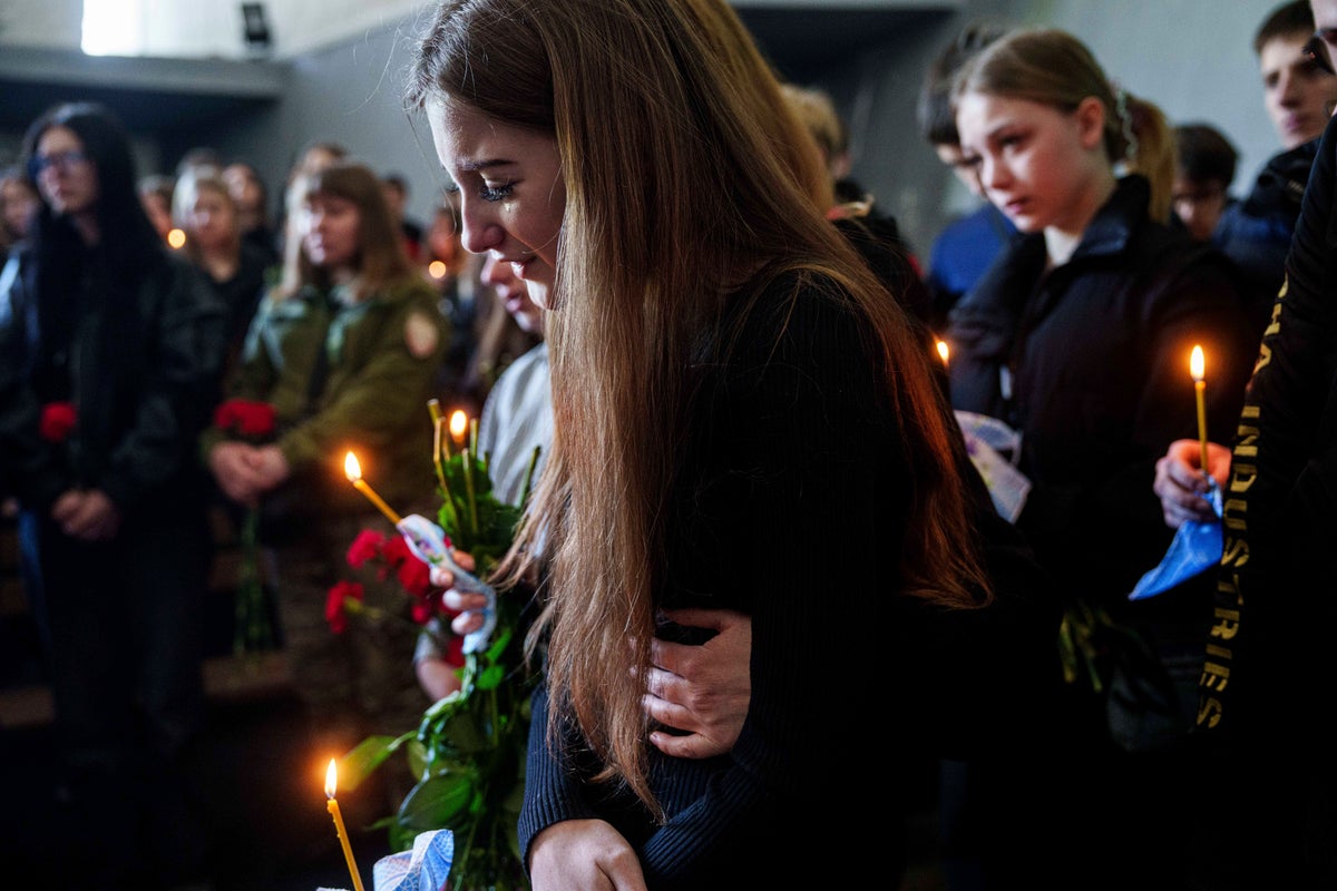 A young couple in Ukraine delighted in first love. Then the war came for them