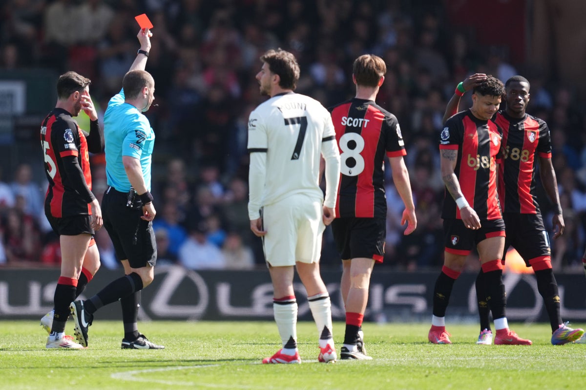 Bournemouth striker Evanilson has Manchester United red card overturned