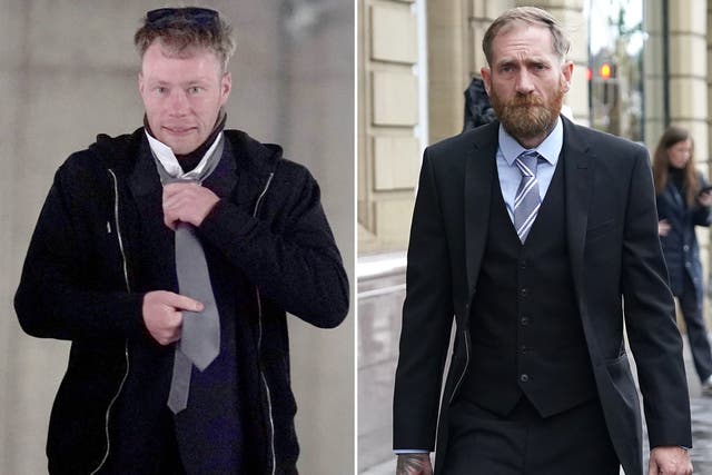 <p>Adam Carruthers and Daniel Graham are accused of cutting down the Sycamore Gap Tree</p>