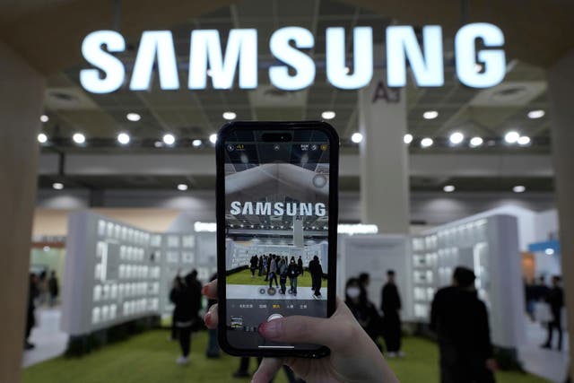 South Korean electronics giant Samsung has warned US tariffs will affect demand for its products, including smartphones and chips (Ahn Young-joon/AP)