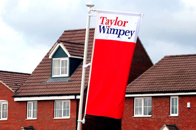 Taylor Wimpey said it is still on course to build up to 10,800 homes this year (Rui Vieira/PA)