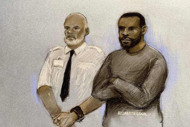 Yostin Andres Mosquera appeared at the Old Bailey on Tuesday (Elizabeth Cook/PA)