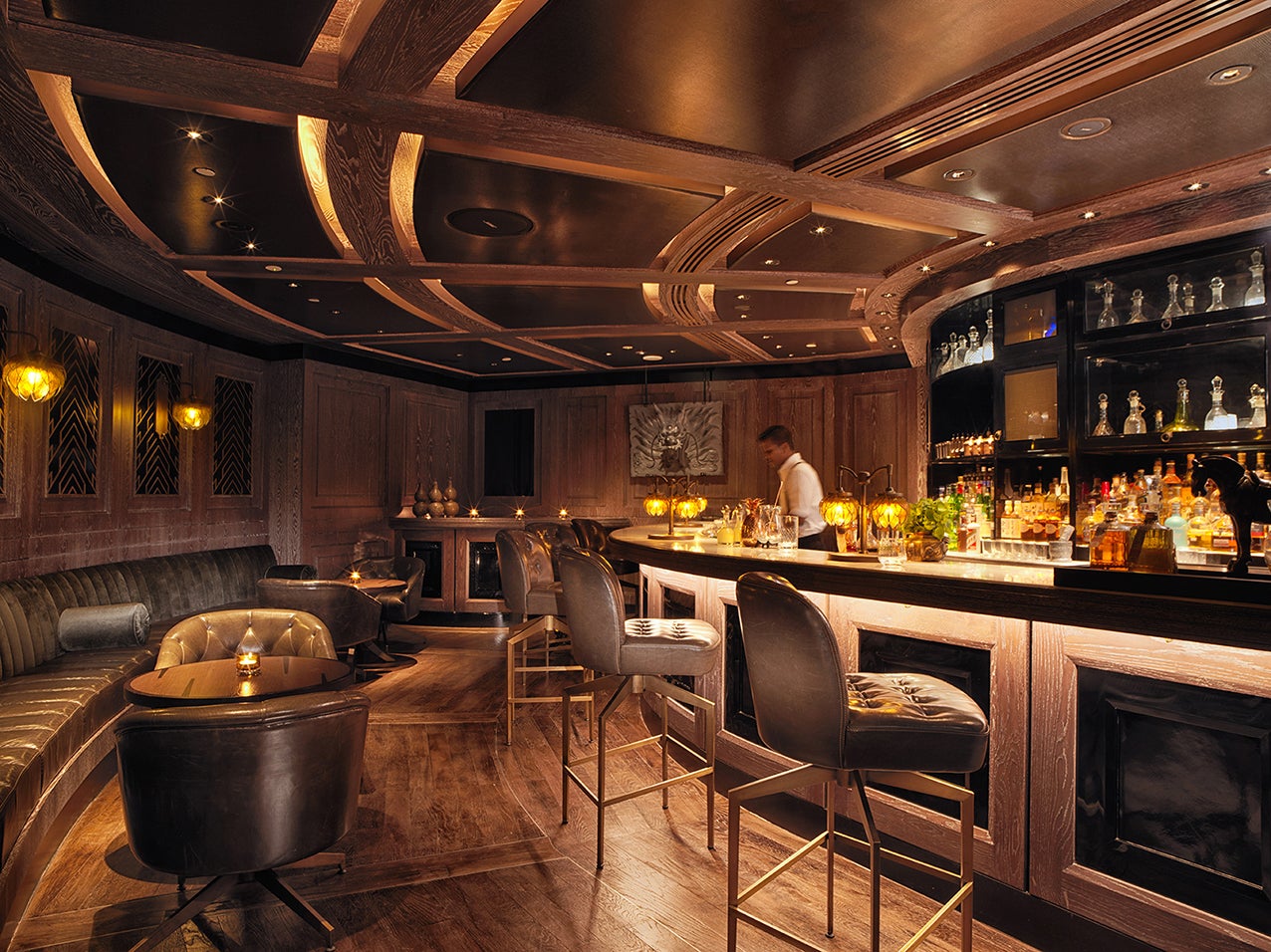Oenophiles will love the underground cellar with 1,000 premium vintages