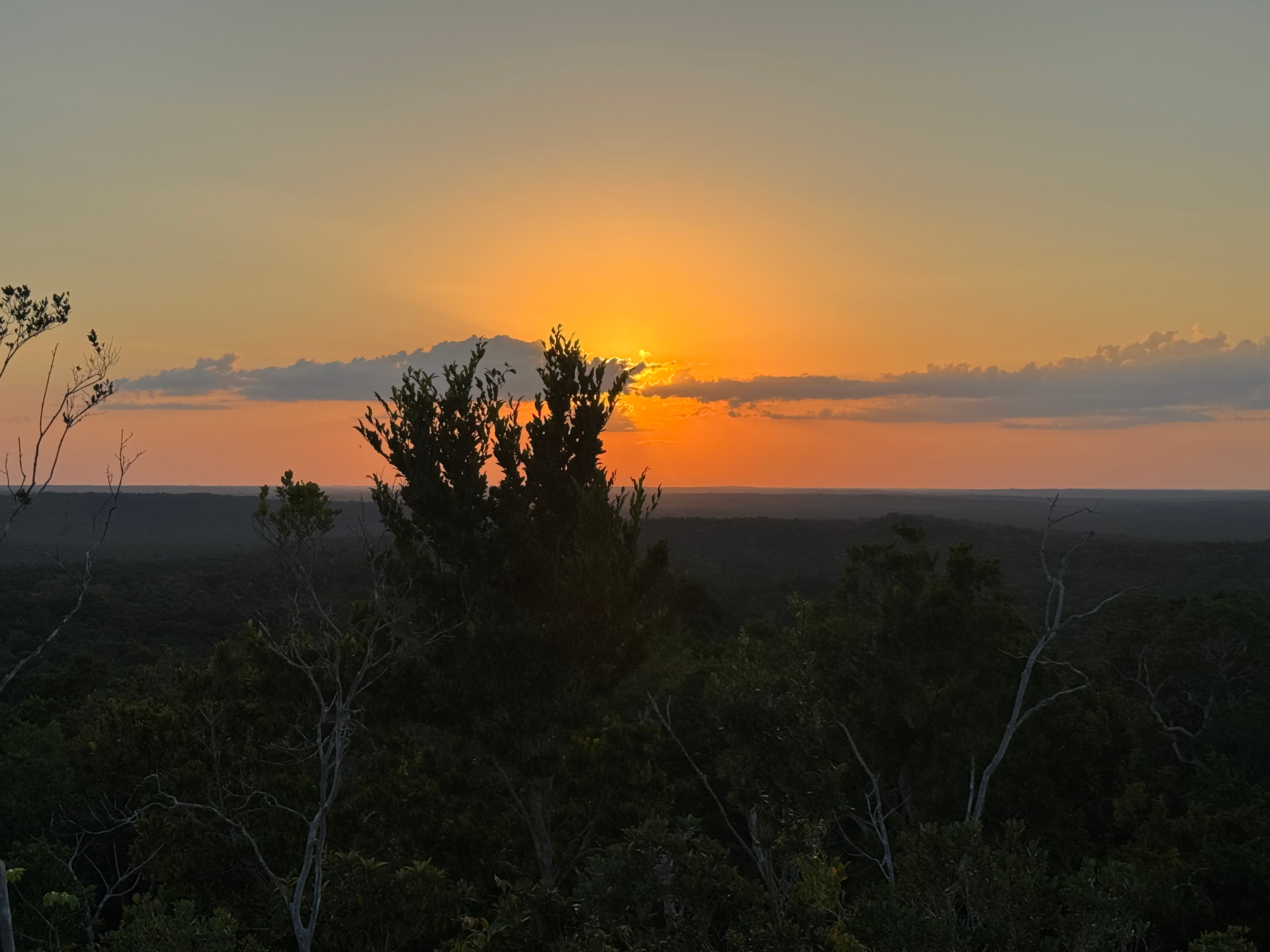 Sunset at La Danta, Guatemala