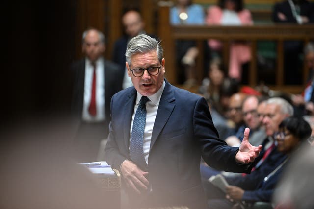 Sir Keir Starmer said at PMQs that his party is ‘delivering truth and justice’ for victims of child sexual abuse (House of Commons/PA)