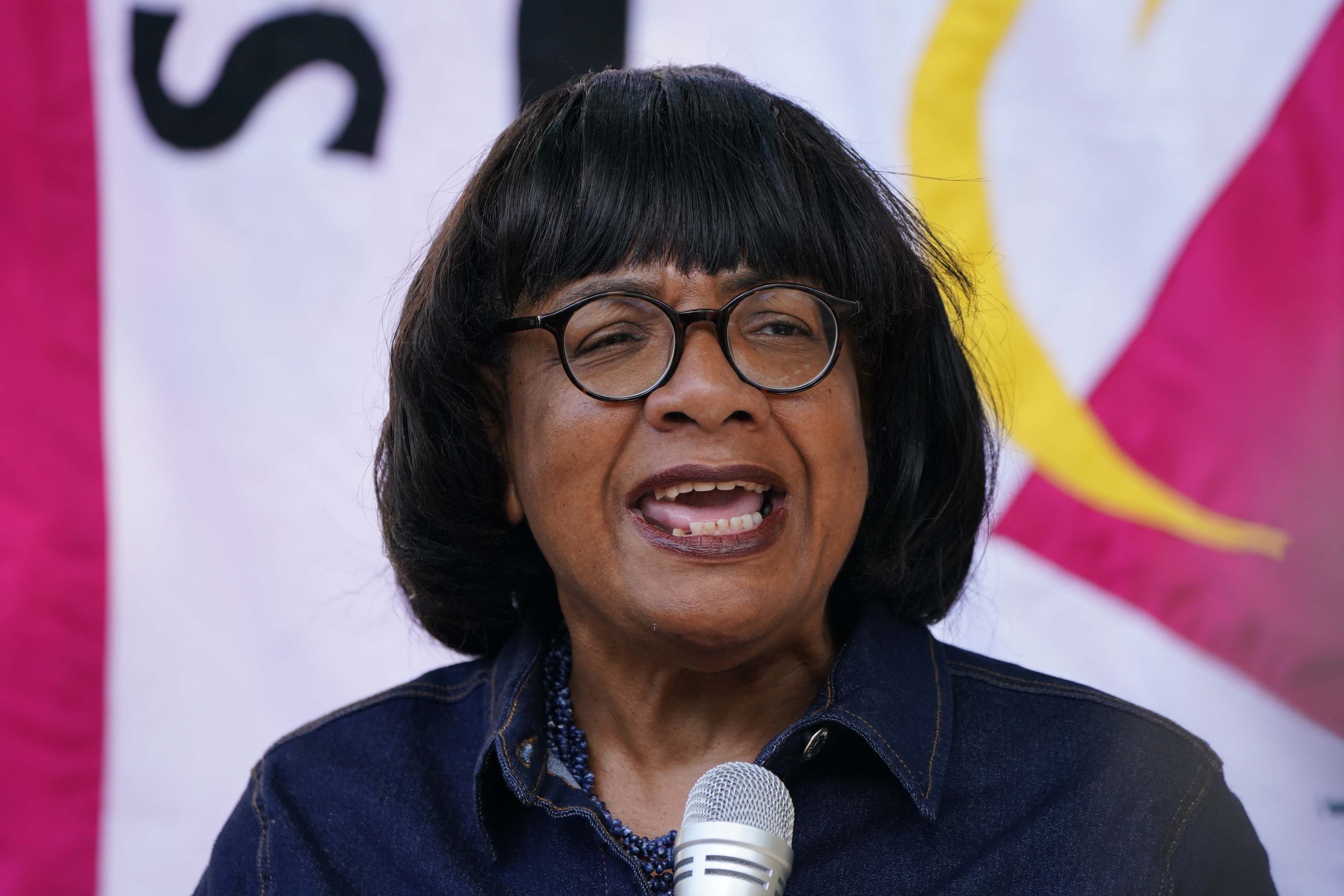 Diane Abbott said the remarks were shameful (PA)