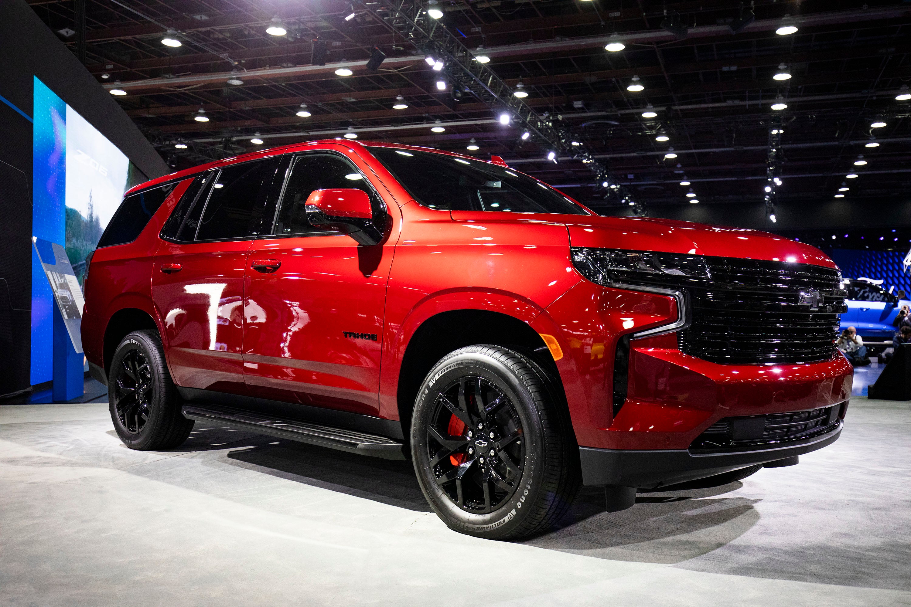 The 2023 Chevrolet Tahoe. Nearly 600,000 GM vehicles are impacted by the recall