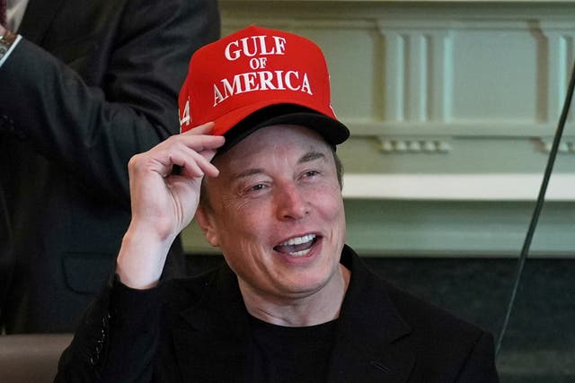 <p>Elon Musk’s Tesla reported a 71 per cent drop in quarterly profits</p>