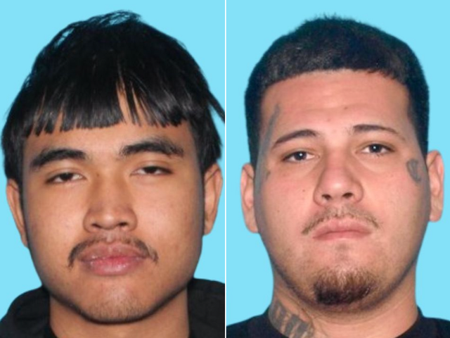 <p>Kobe Chantharangsy and Adrian Echeverria are in custody following a deadly shooting at a barbershop in Fresno, California</p>