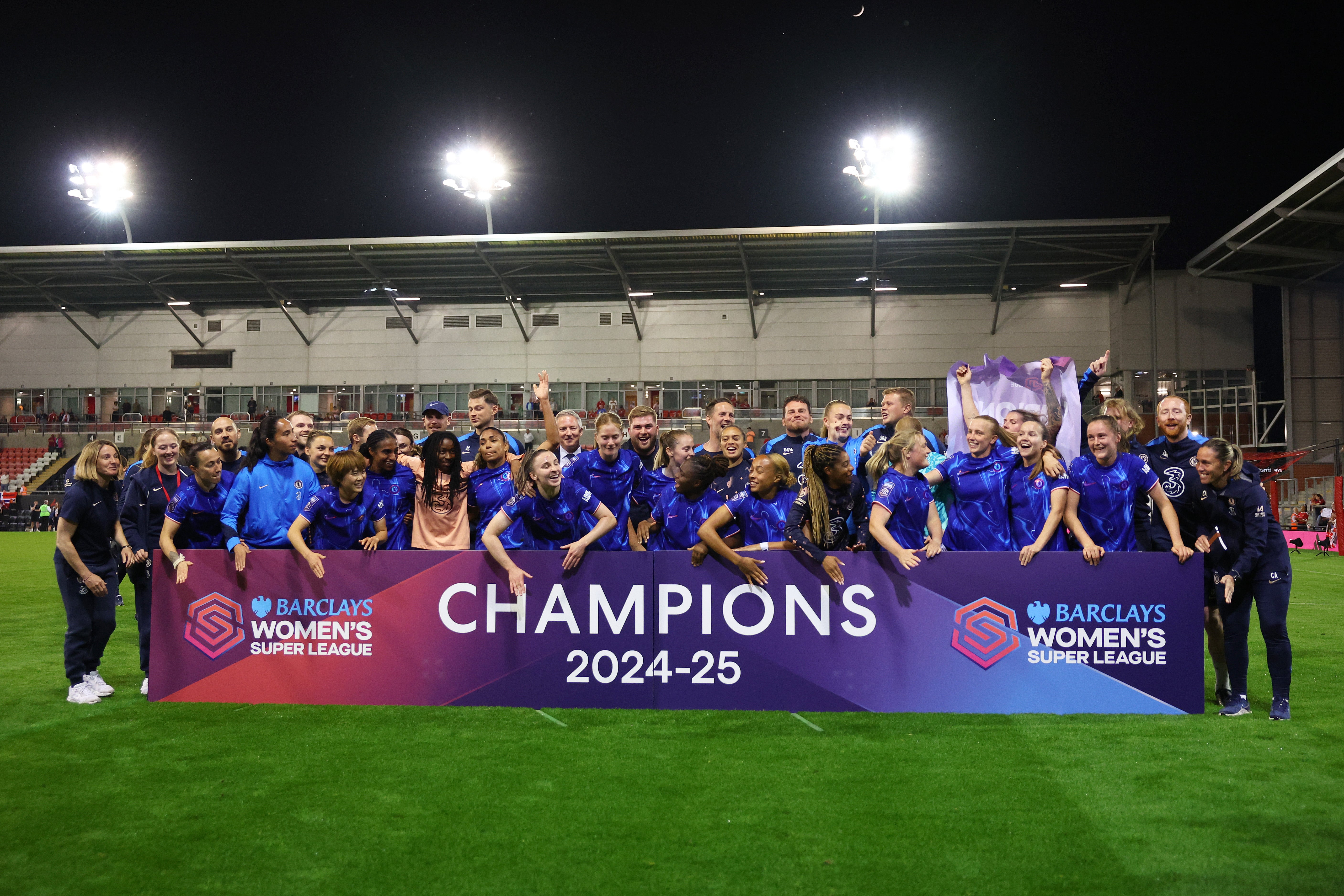 Chelsea are WSL champions for the sixth straight year