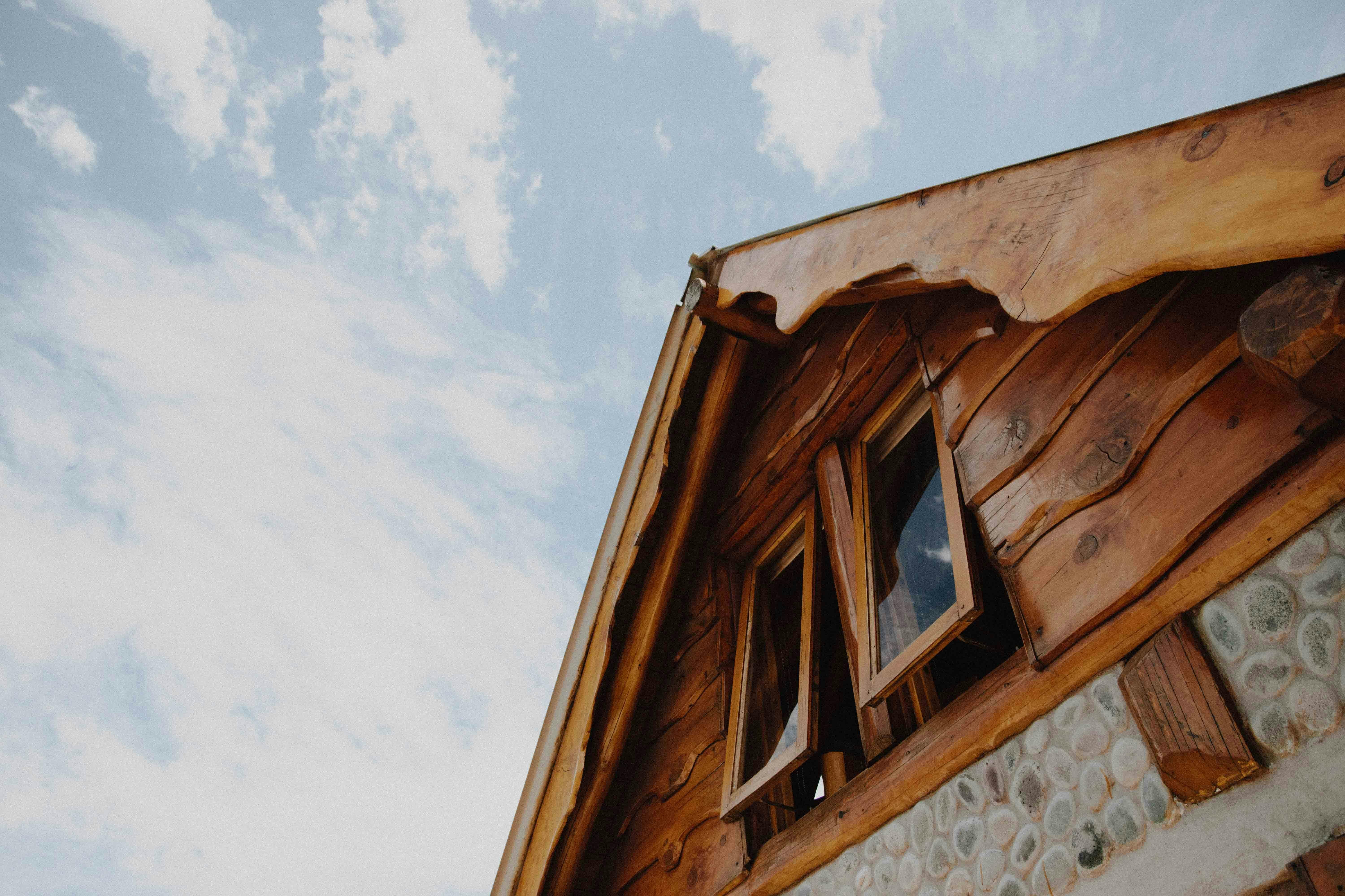 Timber windows need a lot of maintenance but can look great