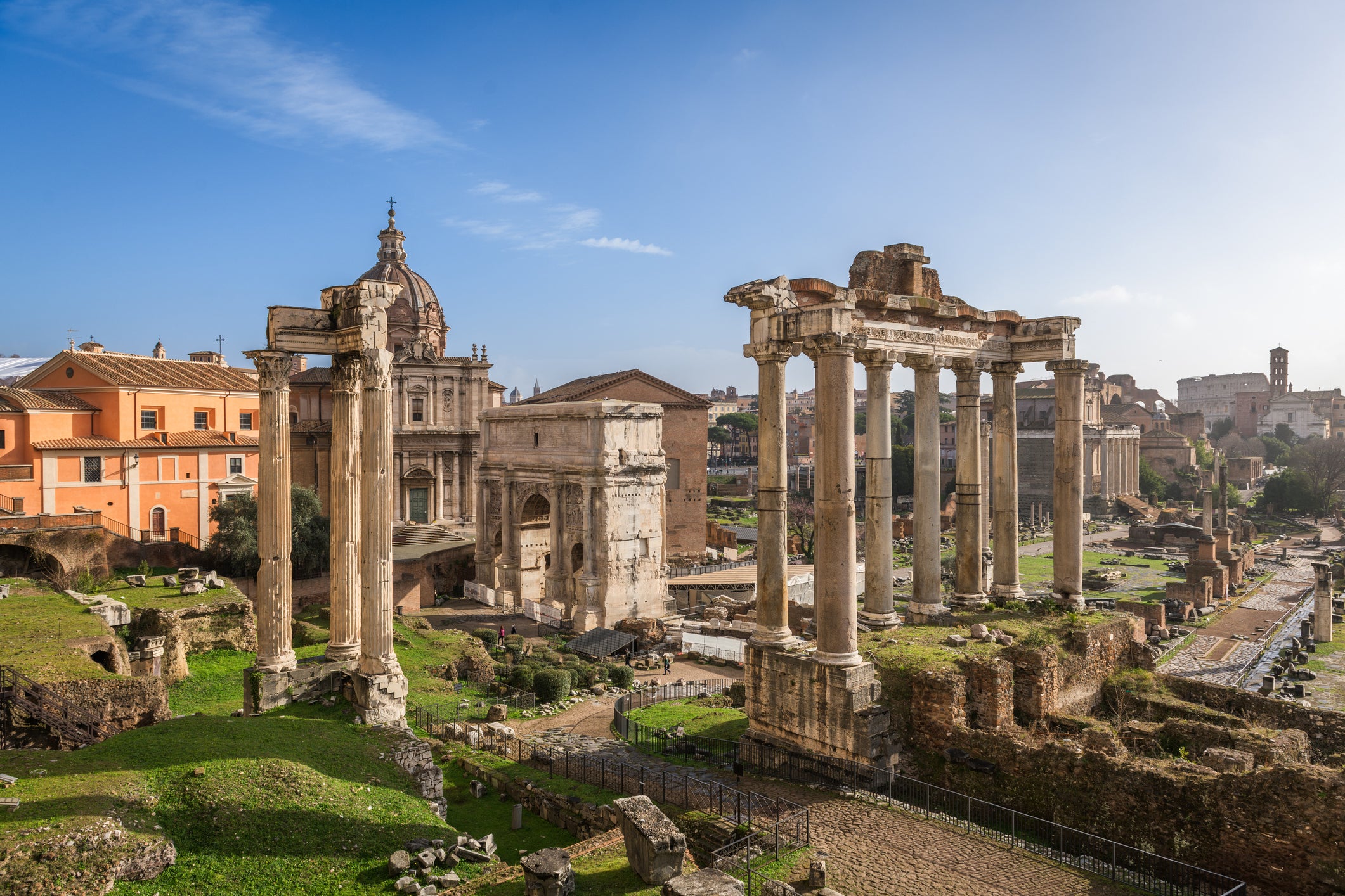 The historic Roman Forum is one of Rome's top ancient sites