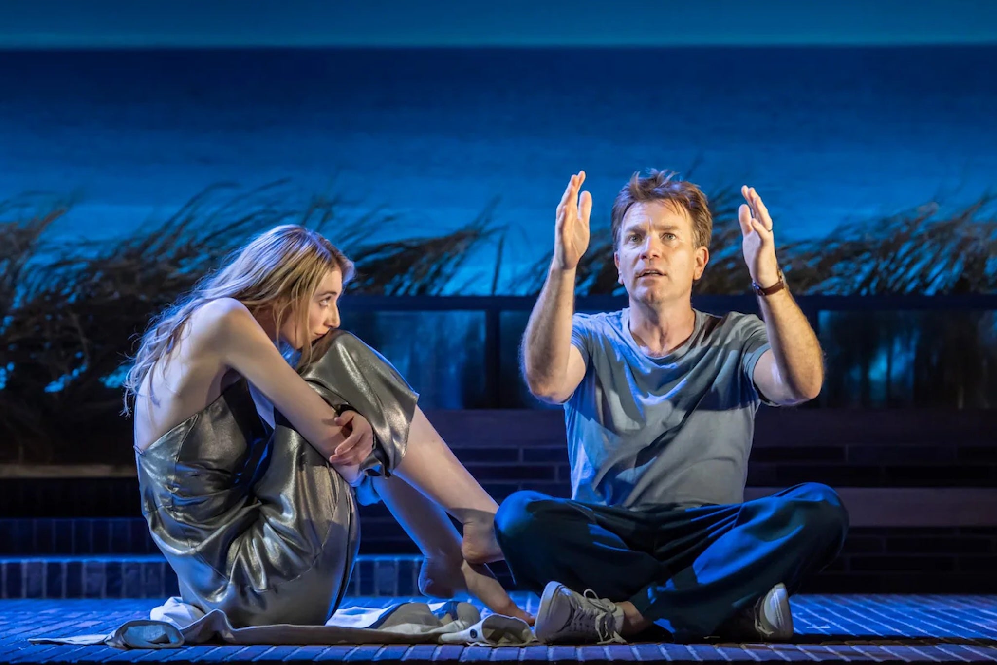 Deep waters: Elizabeth Debicki and Ewan McGregor in ‘My Master Builder’