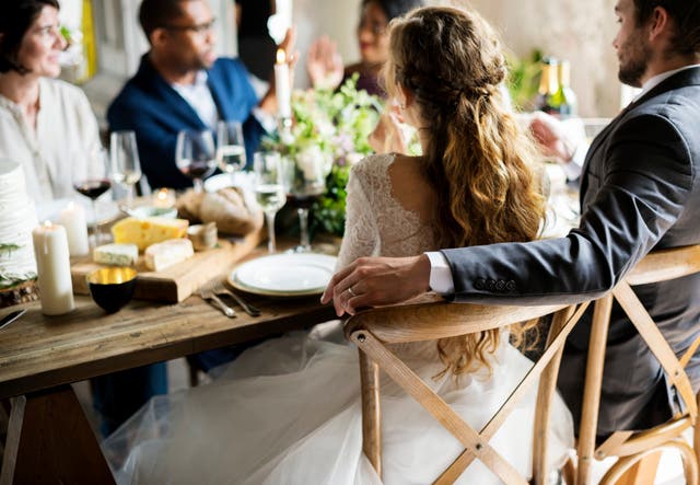 <p>A wedding guest shared an awkward encounter with the bride</p>