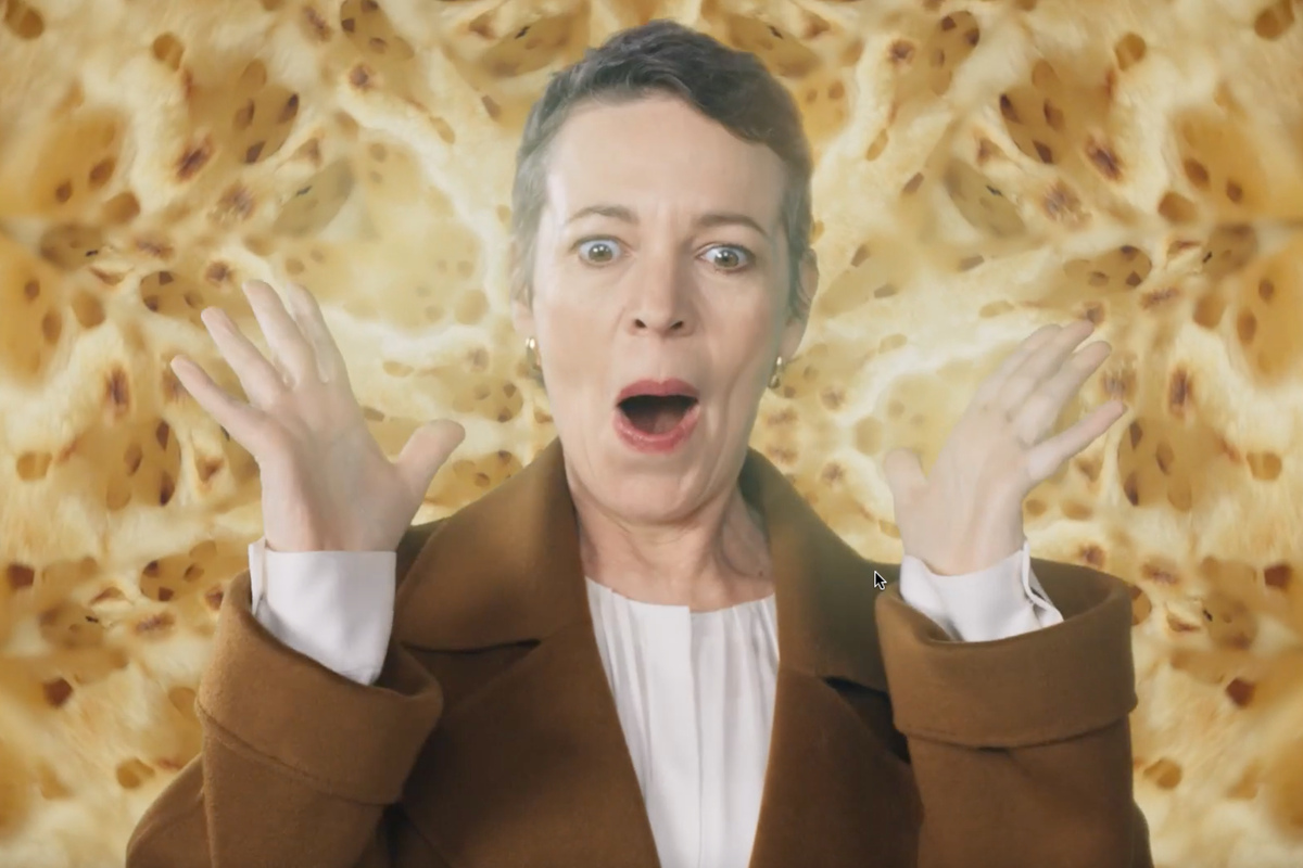 Olivia Colman Stars in Warburtons Crumpet Ad Campaign