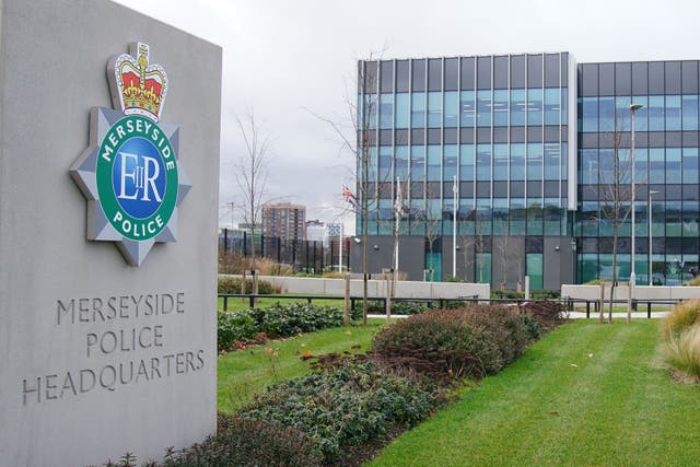Merseyside Police are investigating (Peter Byrne/PA)