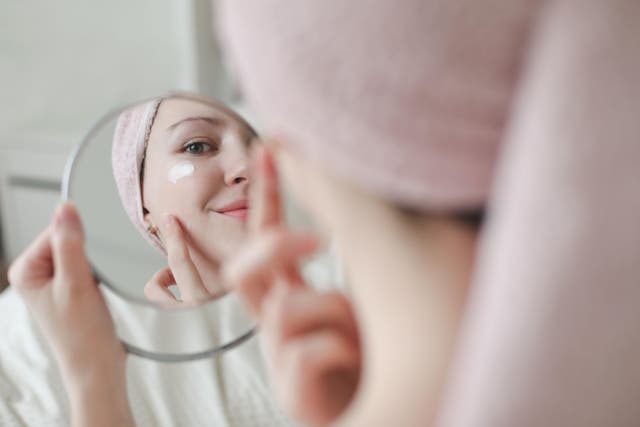 <p>Experts have warned against squeezing spots on this area of the face</p>