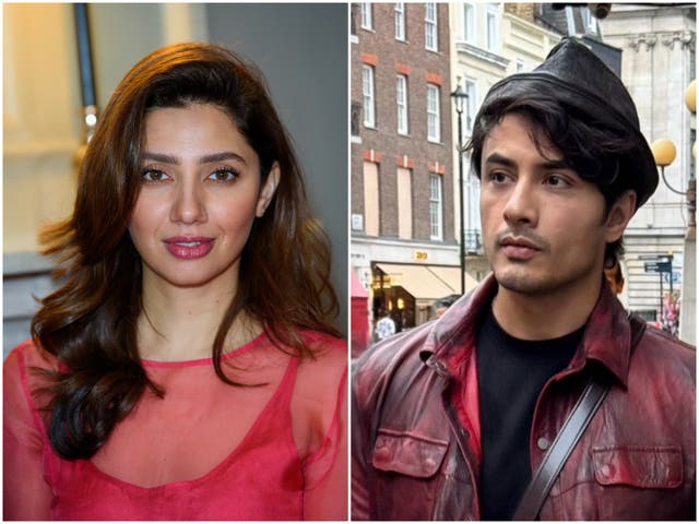 <p>Mahira Khan and Ali Zafar</p>