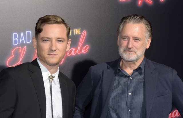 <p>(L-R) Lewis and Bill Pullman</p>