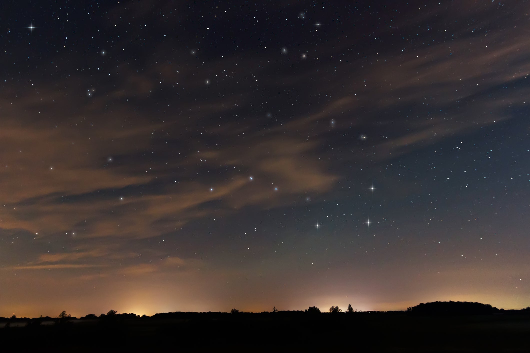 Ursa Major and Ursa Minor among the constellations in the sky