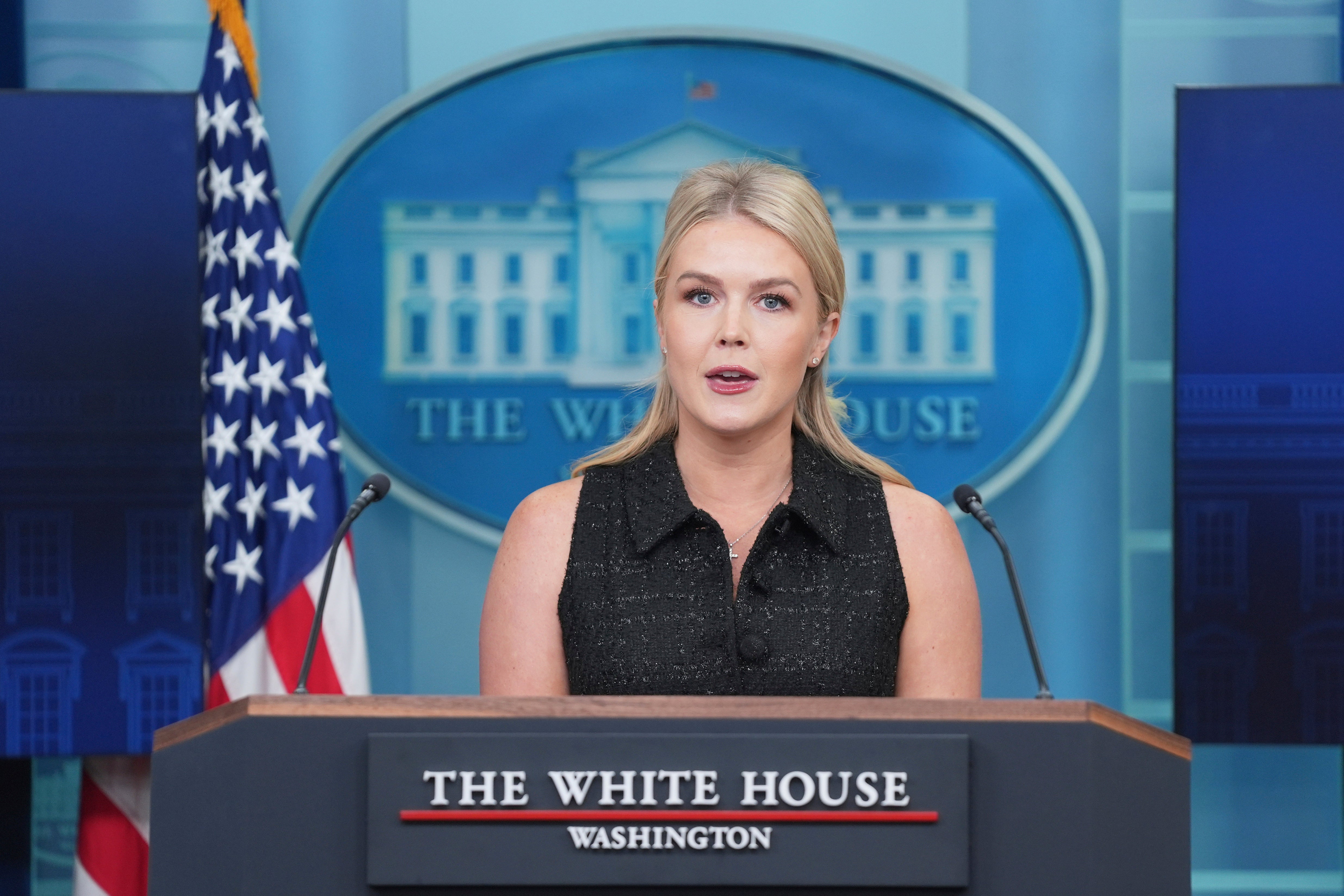 White House press secretary Karoline Leavitt