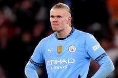 Erling Haaland unlikely to feature against Wolves despite return to training