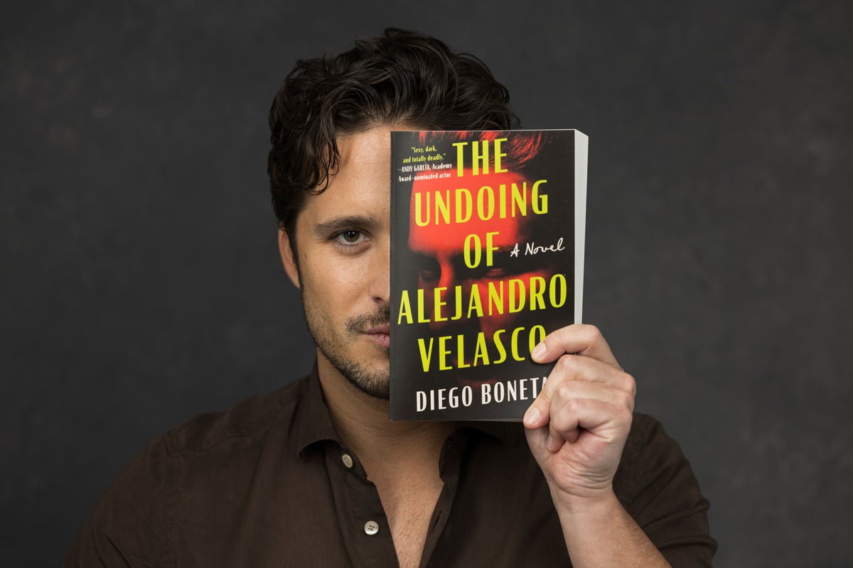 Actor Diego Boneta is trying something new with debut novel The Undoing of Alejandro Velasco