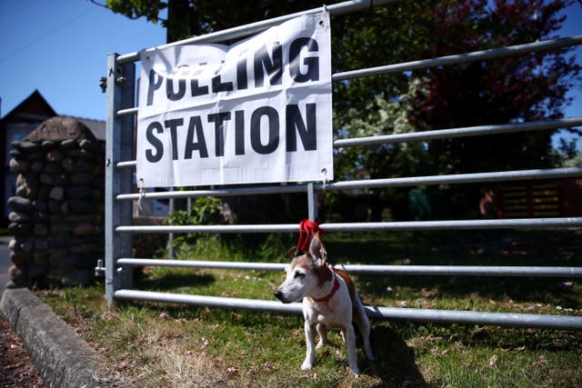 Voters in England are heading to the polls to vote in local and mayoral elections (Tim Markland/PA)