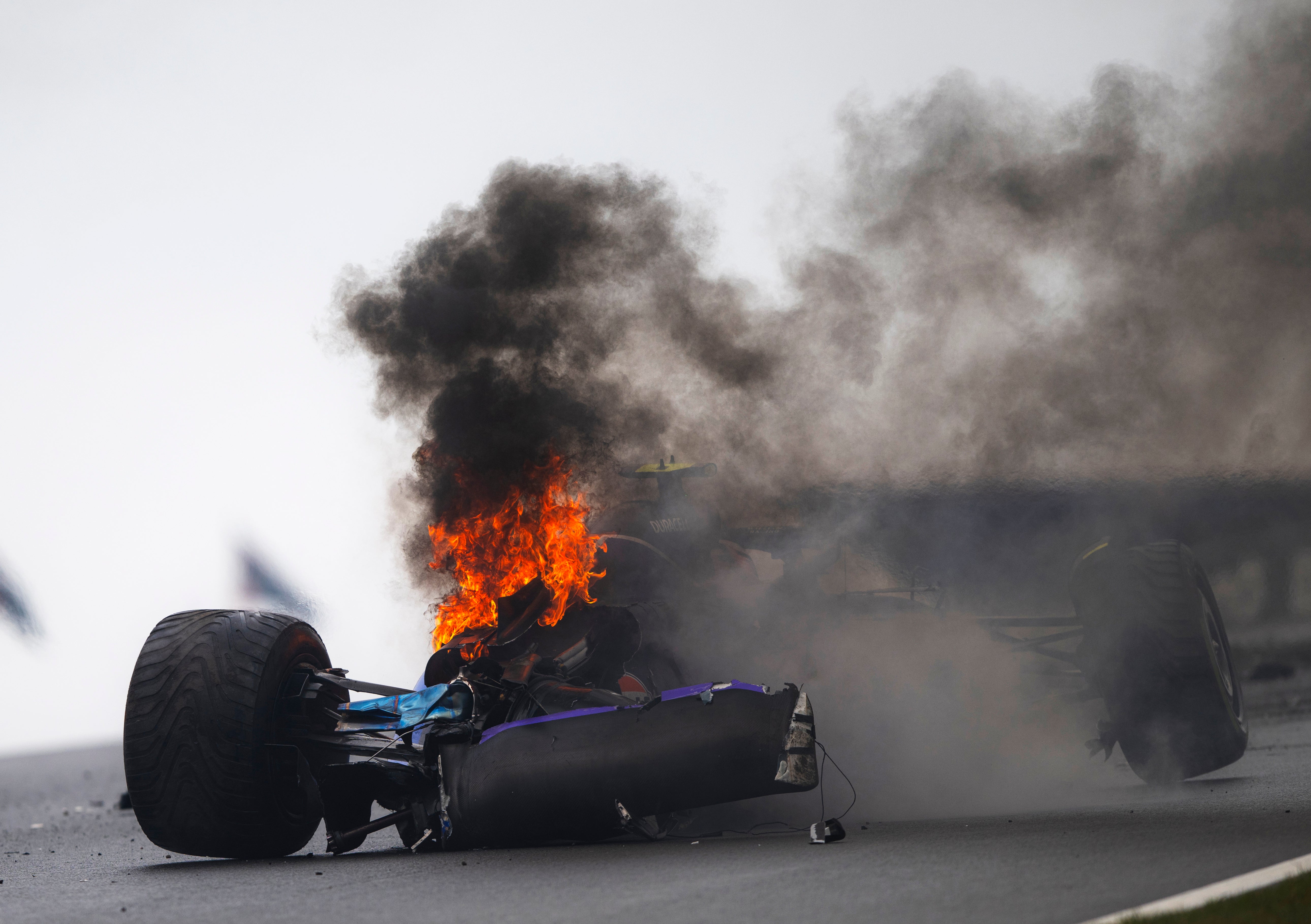 Logan Sargeant crashed his Williams car at the Dutch GP last summer