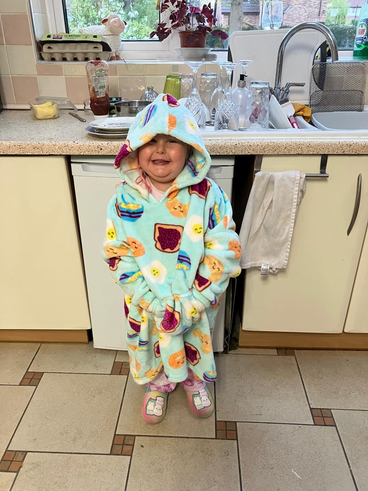 Rosie was detected the 'new unit' of a rare brain tumor.