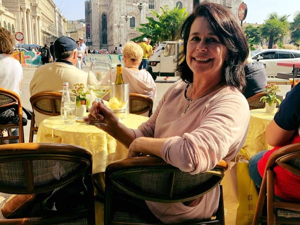 Karen Carter, 65, was stabbed eight times in the French village of Trémolat, with police investigating an affair as part of the killer’s motive