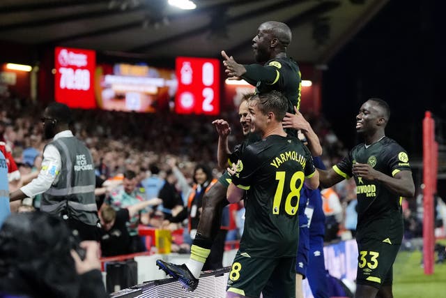 <p>Brentford came out 2-0 victors at the City Ground</p>