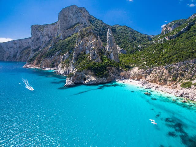 <p>Cala Goloritze’s dramatic 143-metre limestone pinnacle helped it win top spot</p>