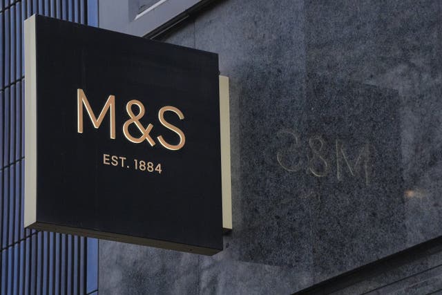 Marks & Spencer first reported an issue over Easter (Jonathan Brady/PA)