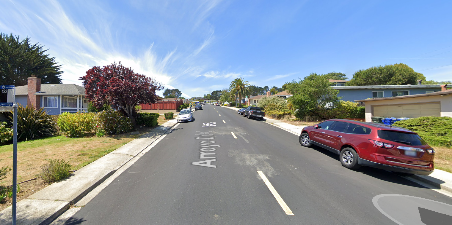 The shooting occured on the 300 block of Arroyo Drive in South San Francisco
