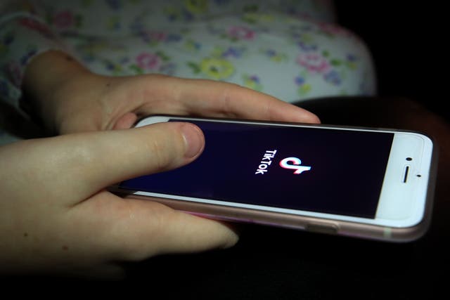 TikTok has been fined by Irish authorities over its use of customer data (Peter Byrne/PA Wire)
