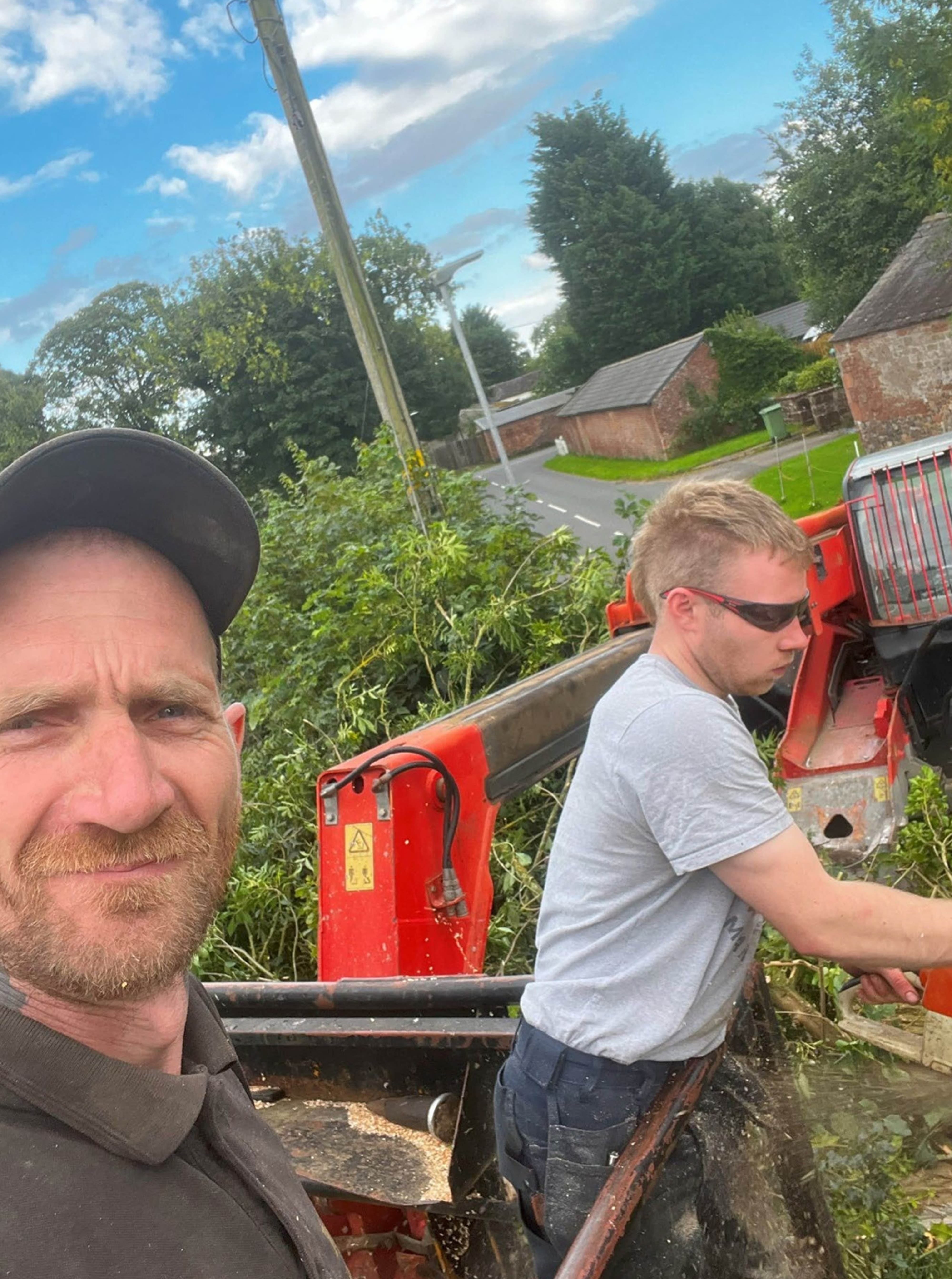 The pair had worked together felling trees